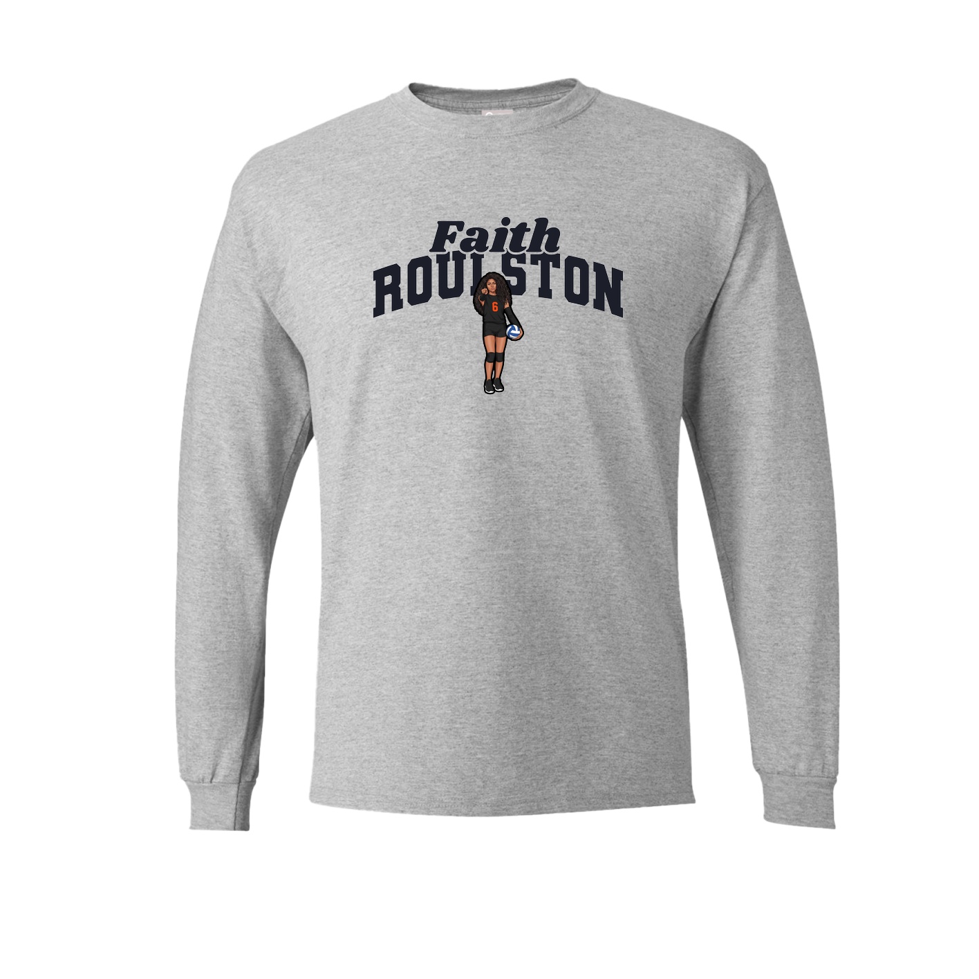 Long Sleeve Tee — Signature Arch in Grey