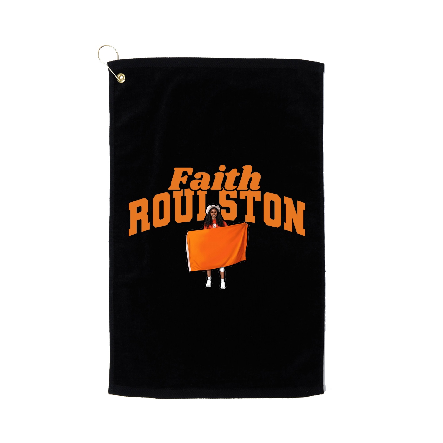 Golf Towel — Signature Arch in Black