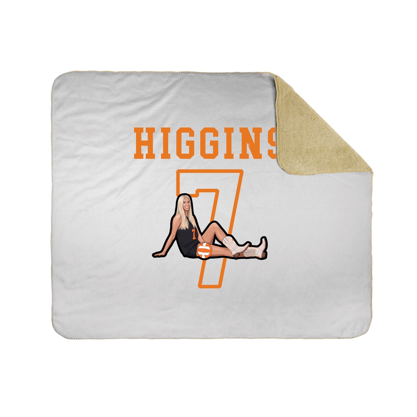 Throw Blanket — Shirsey in White