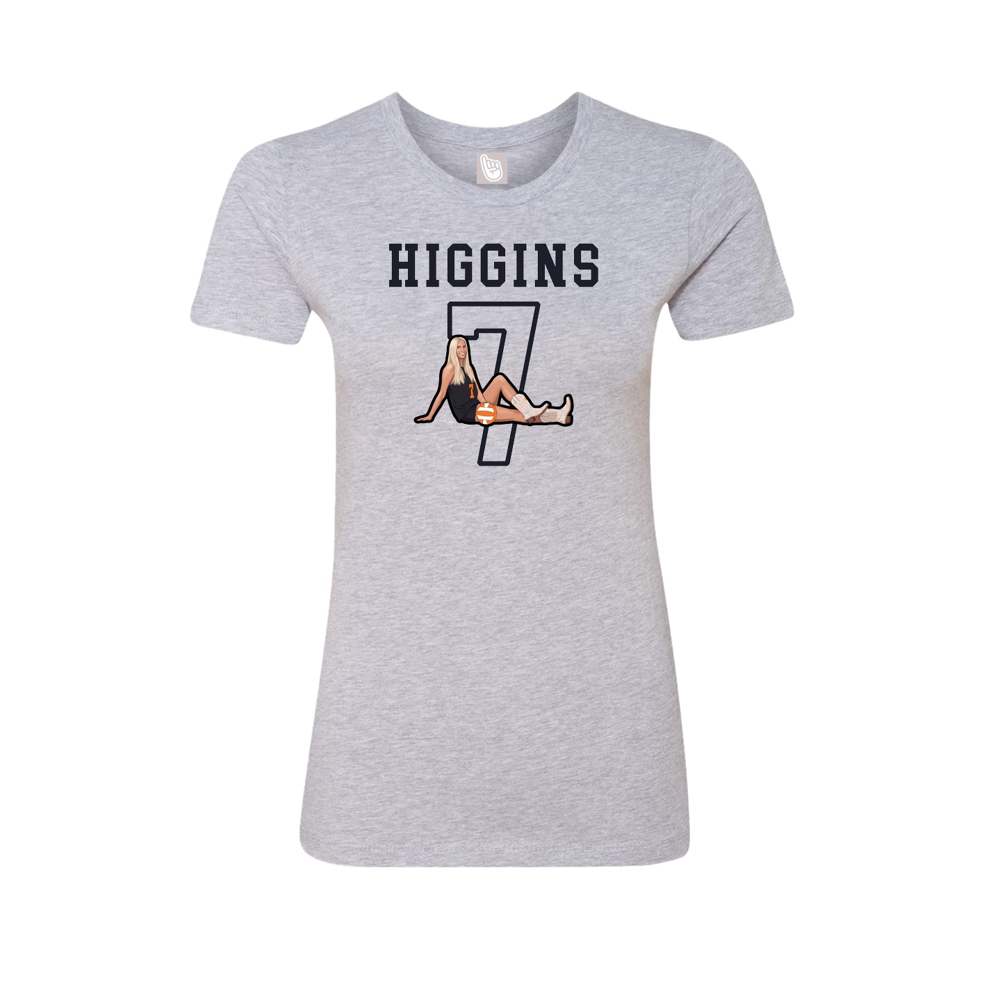 Fitted Women's Tee — Shirsey in Grey