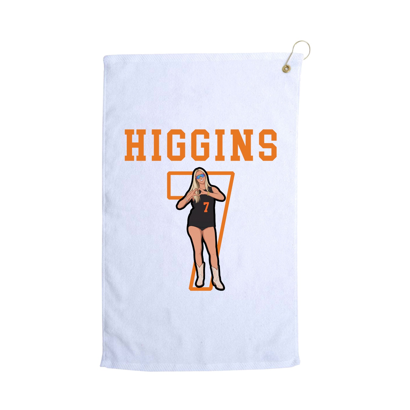 Golf Towel — Shirsey in White