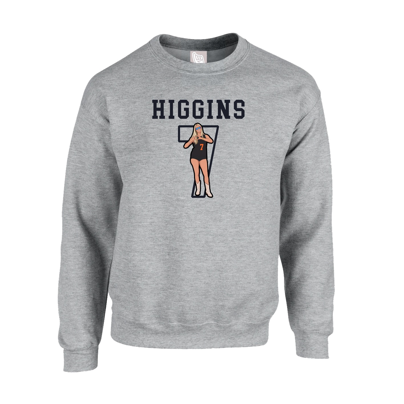 Fleece Crew — Shirsey in Grey
