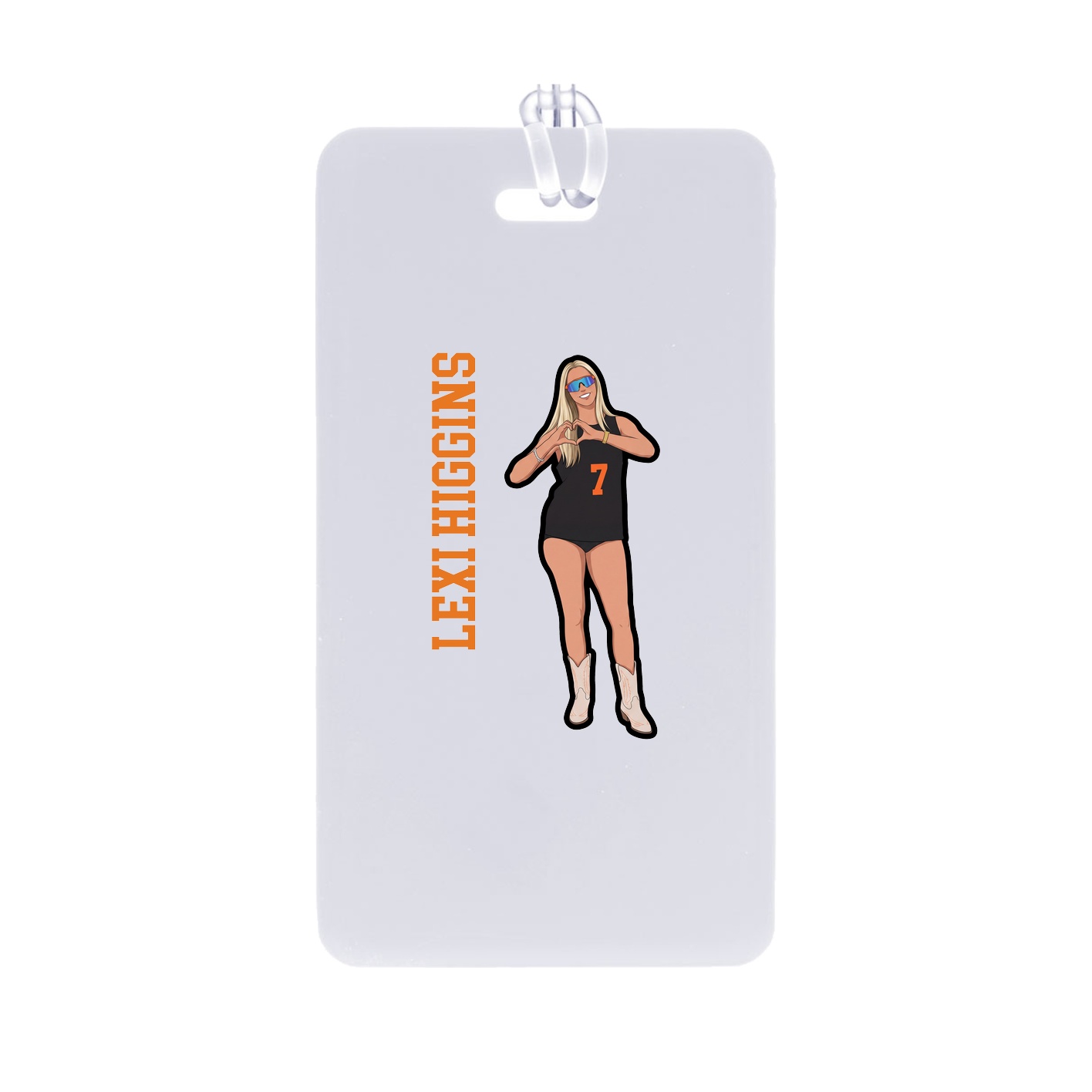 Bag Tag — Name Vertical in Classic
