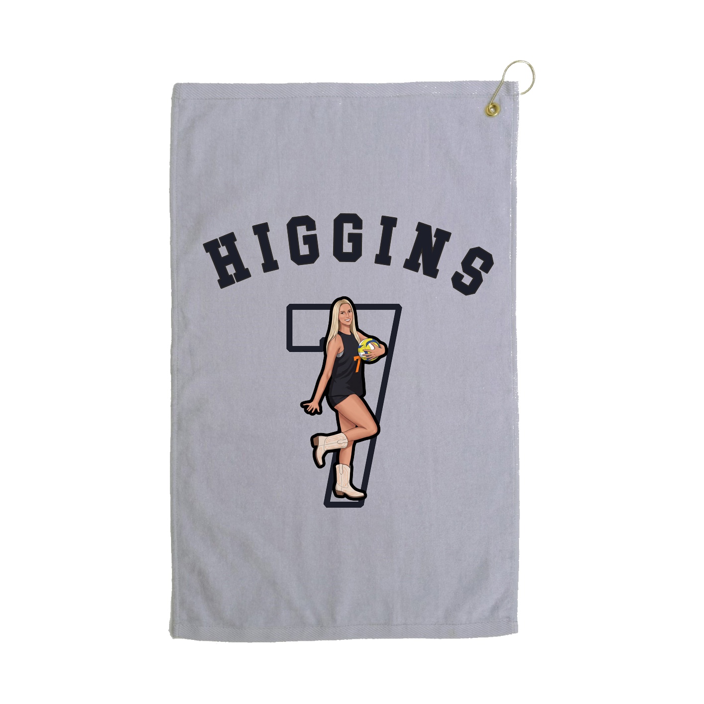 Golf Towel — Shirsey Arch in Grey