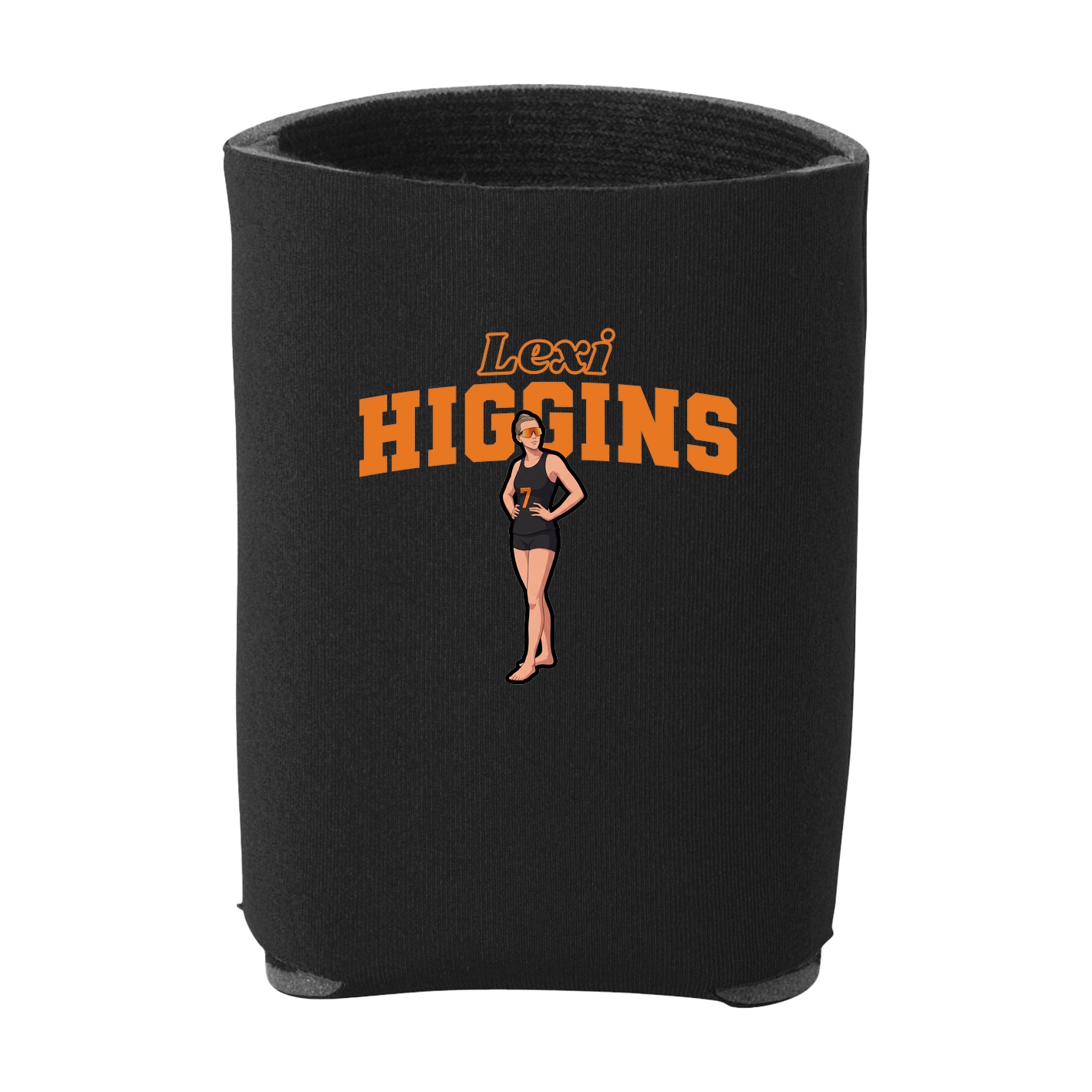 Can Holder — Name Arch in Black