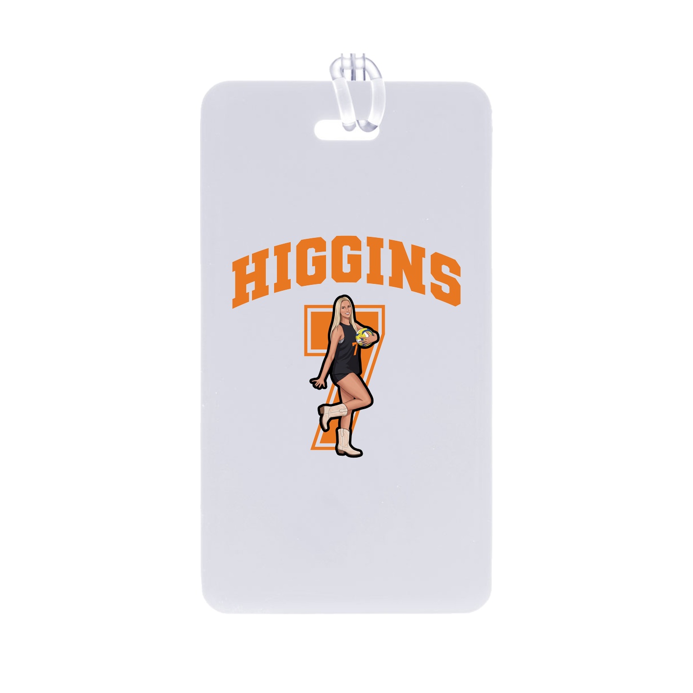 Bag Tag — Number in Classic