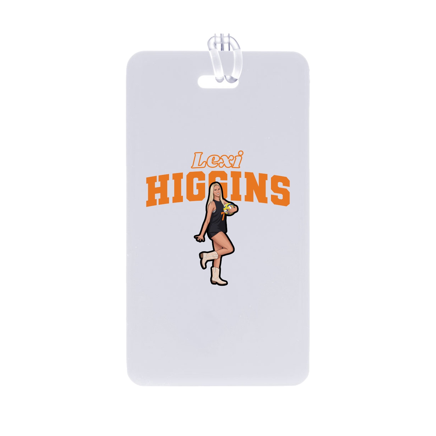 Bag Tag — Name Arch in Classic