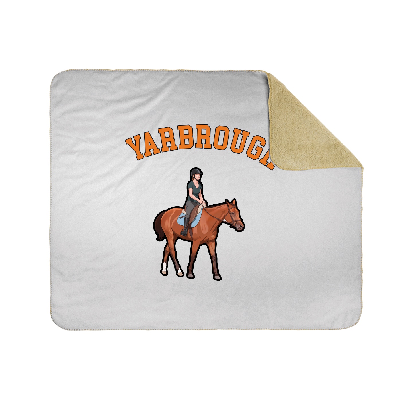 Throw Blanket — Shirsey Arch in White