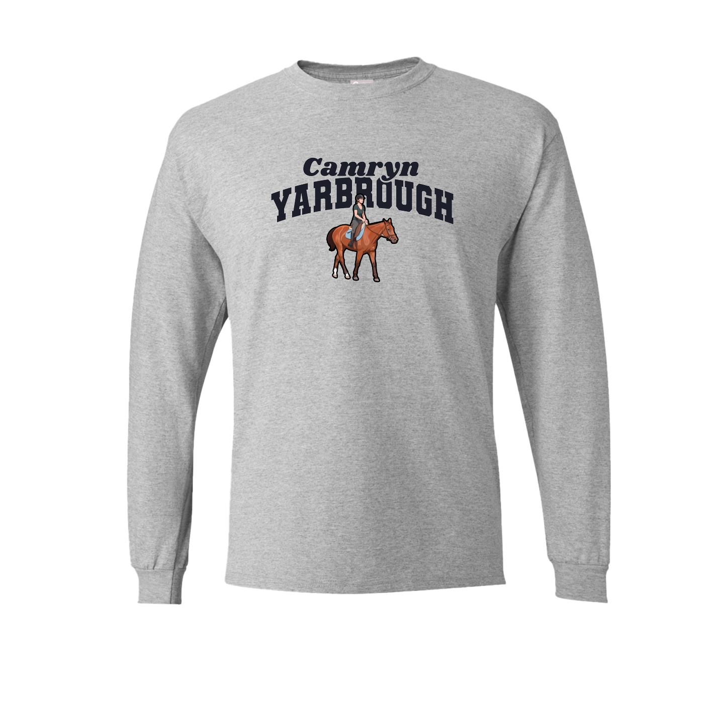 Long Sleeve Tee — Signature Arch in Grey