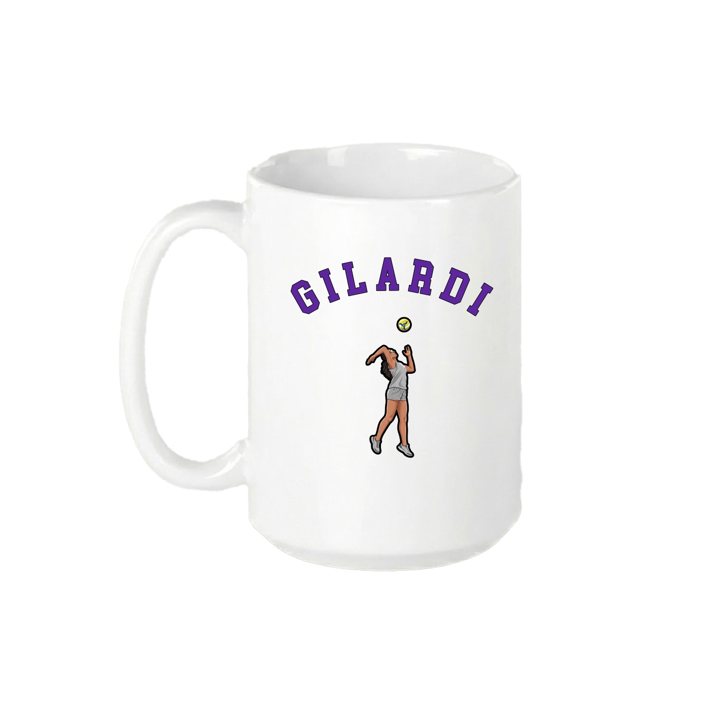 15oz Coffee Mug — Shirsey Arch in White