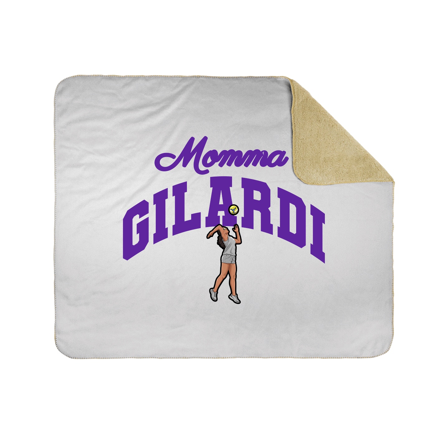 Throw Blanket — Mothers Day Arch in White