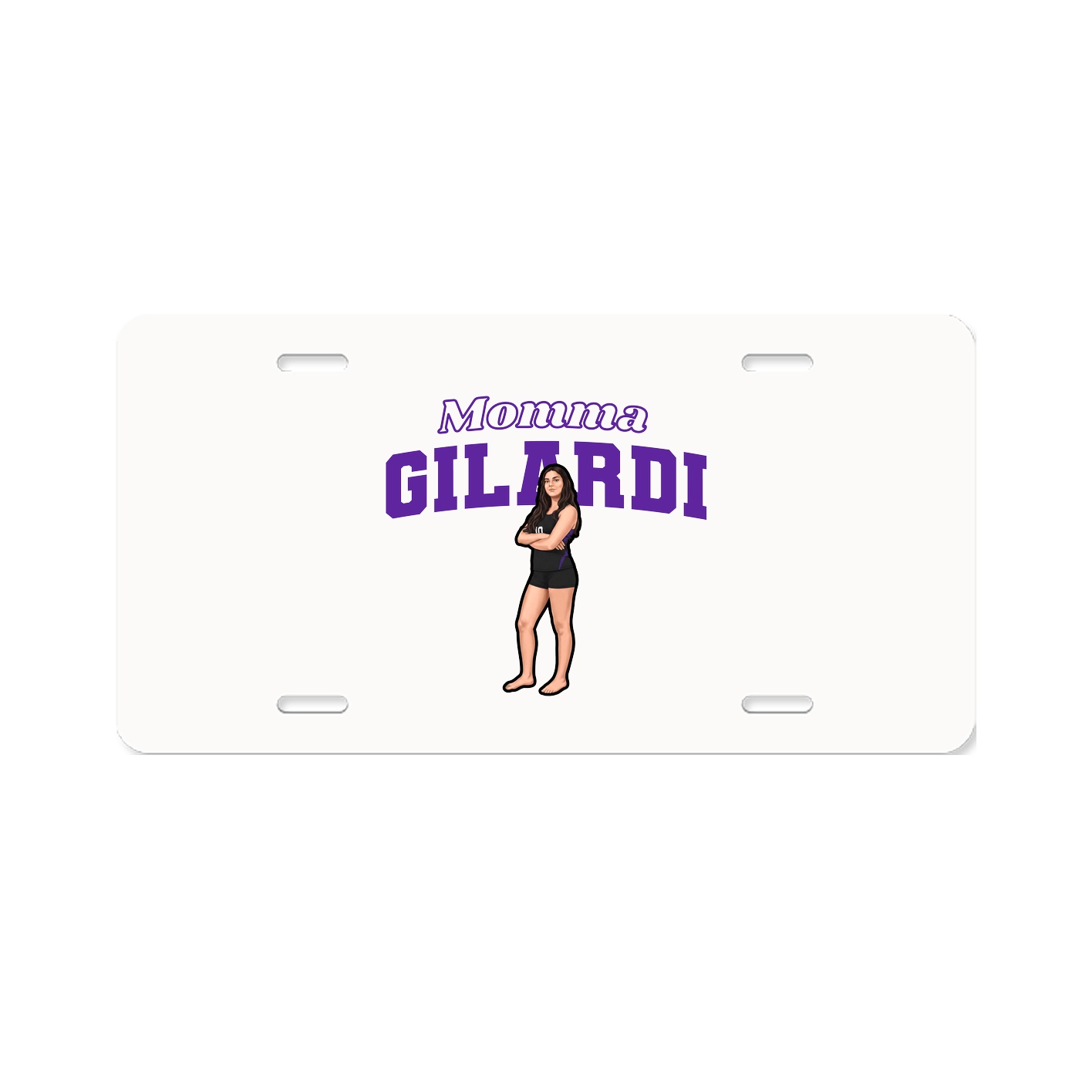 License Plate — Mothers Day Block in Classic