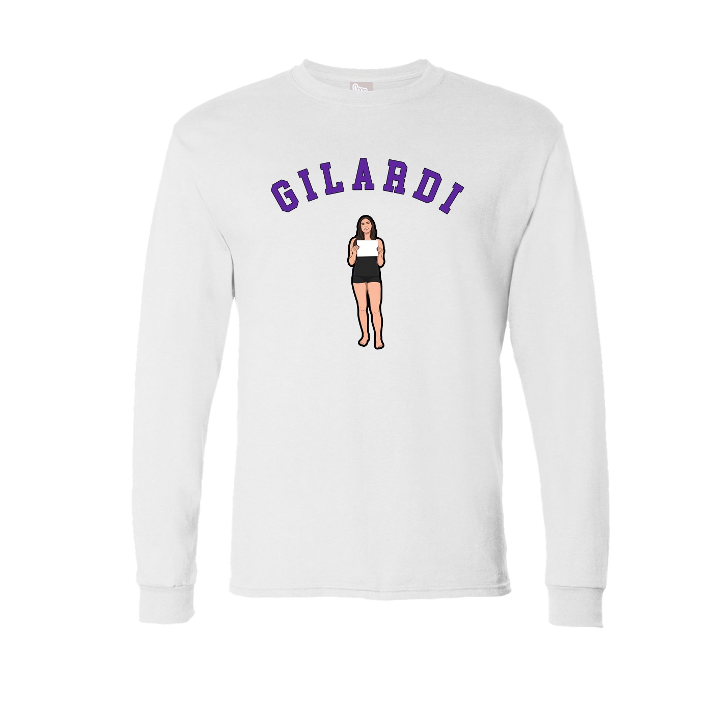 Long Sleeve Tee — Shirsey Arch in White