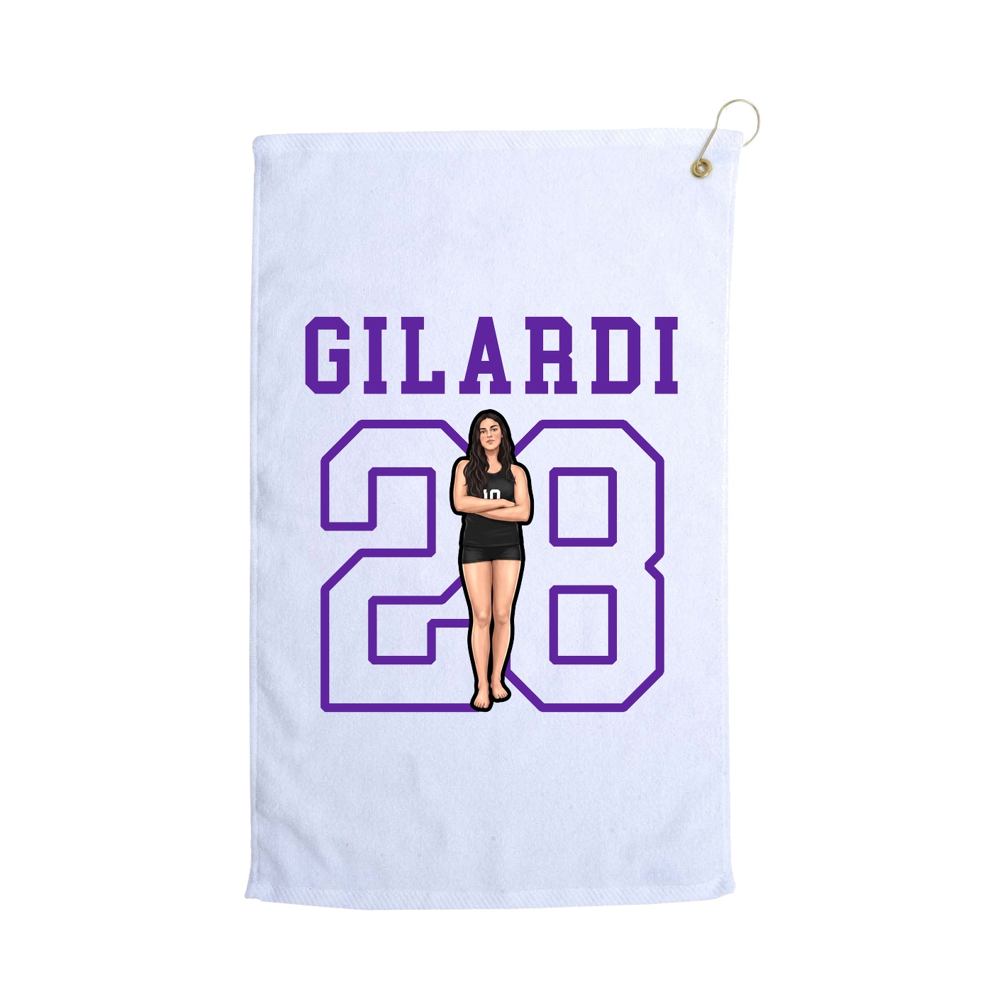 Golf Towel — Shirsey in White
