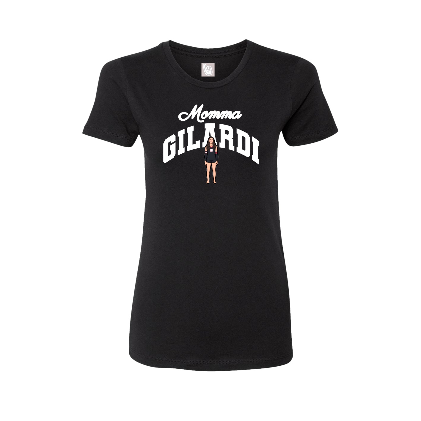 Womens Tee — Mothers Day Arch in Black