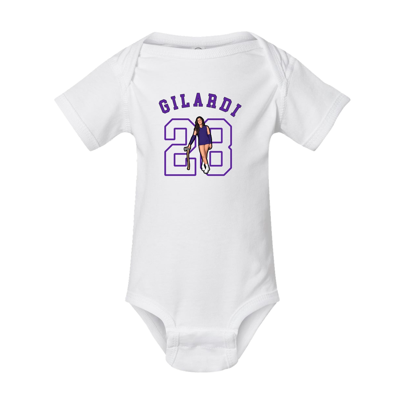 Baby Onesie — Shirsey Arch in White