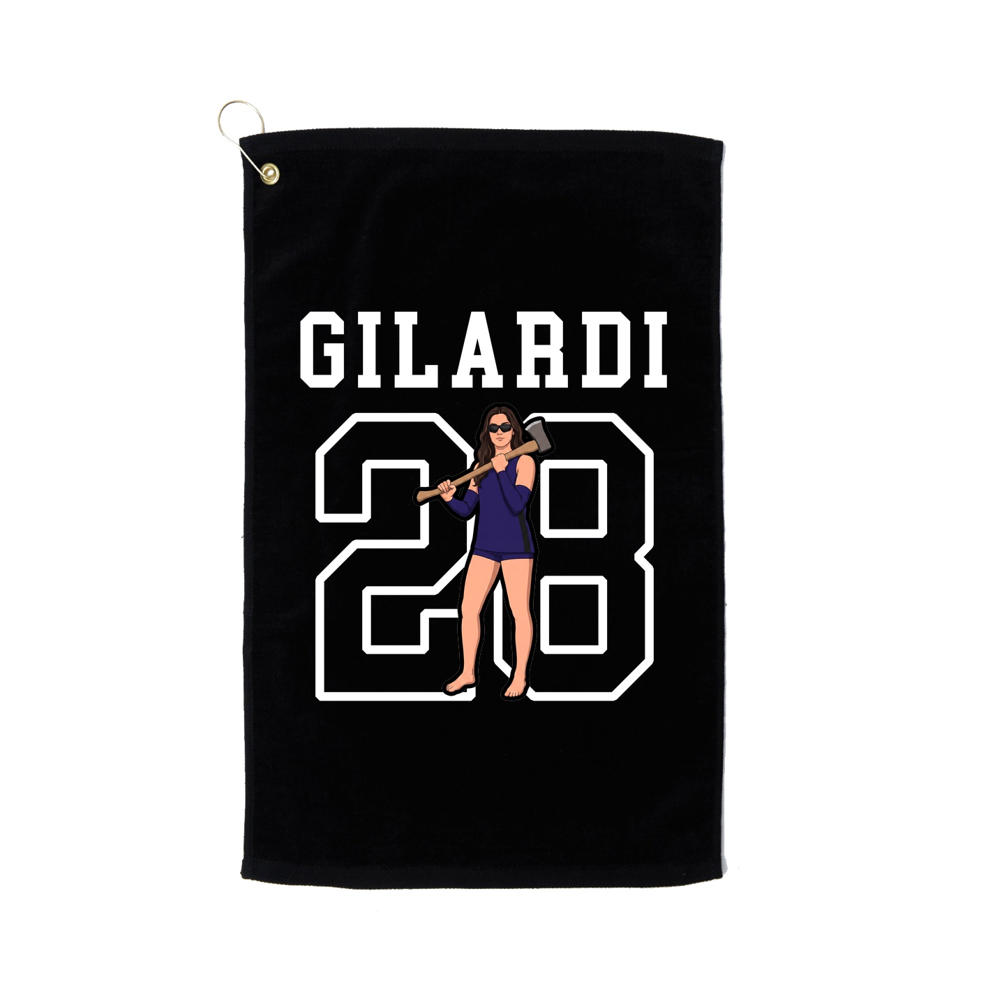 Golf Towel — Shirsey in Black