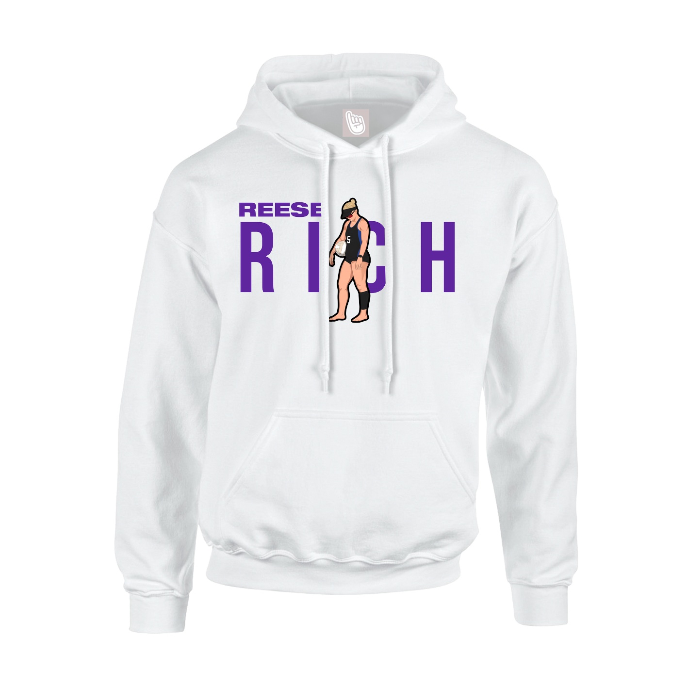 Hoodie — Player Name in White