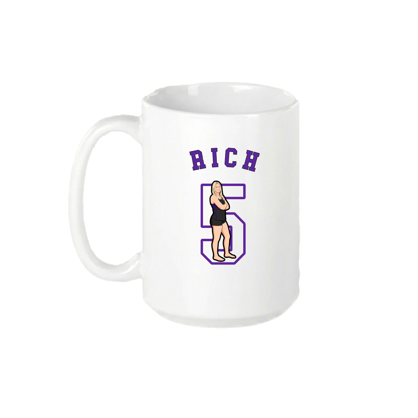 15oz Coffee Mug — Shirsey Arch in White