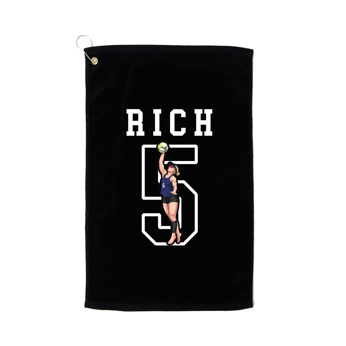 Golf Towel — Shirsey in Black