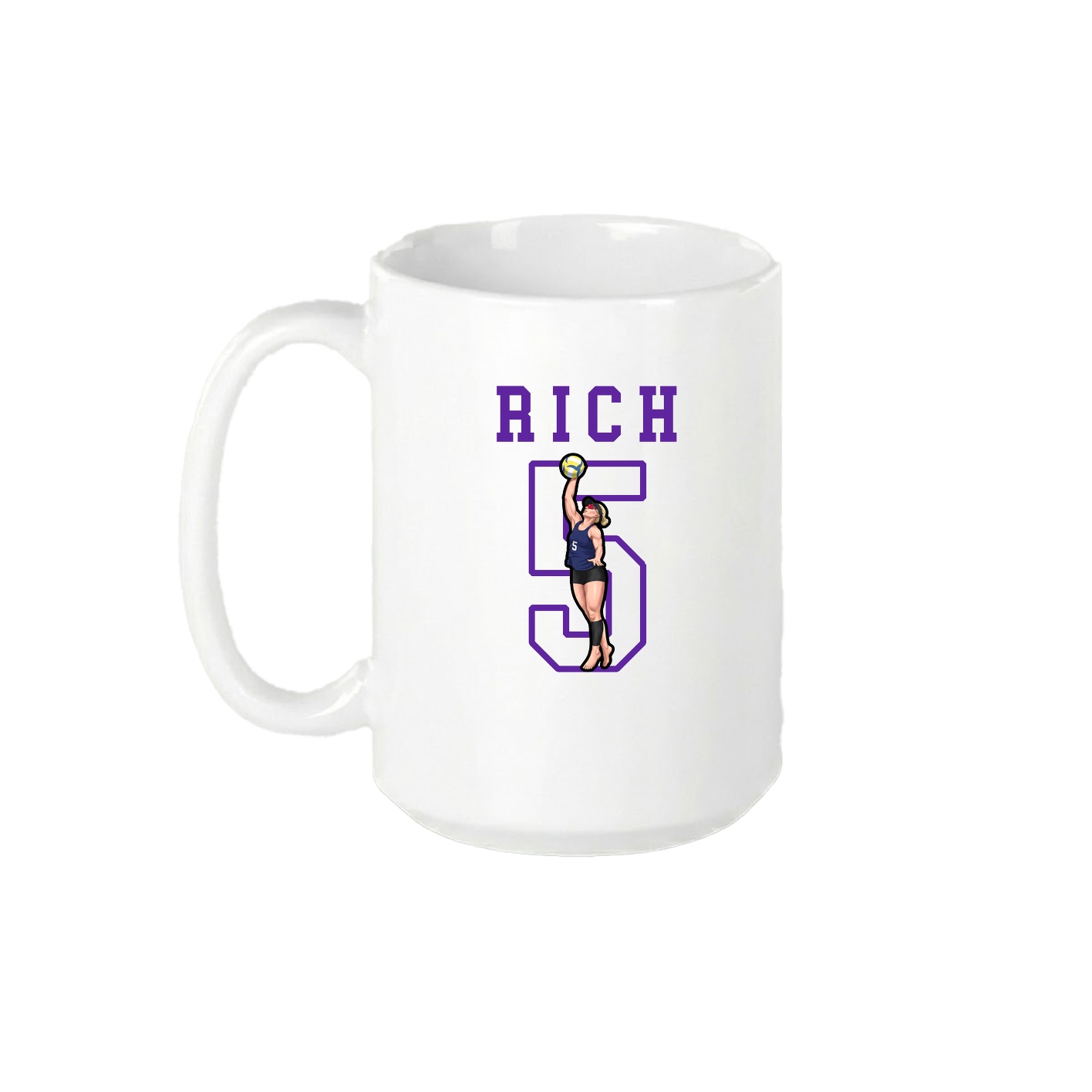 15oz Coffee Mug — Shirsey in White