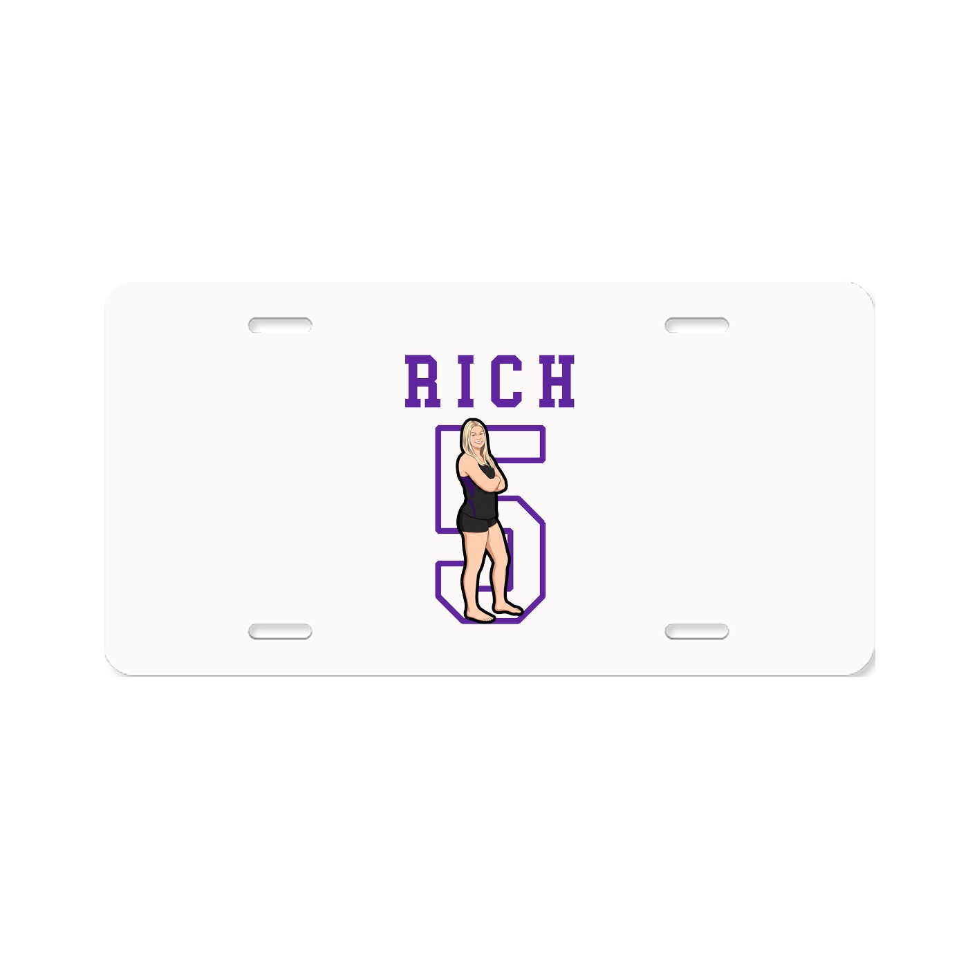 License Plate — Shirsey in Classic