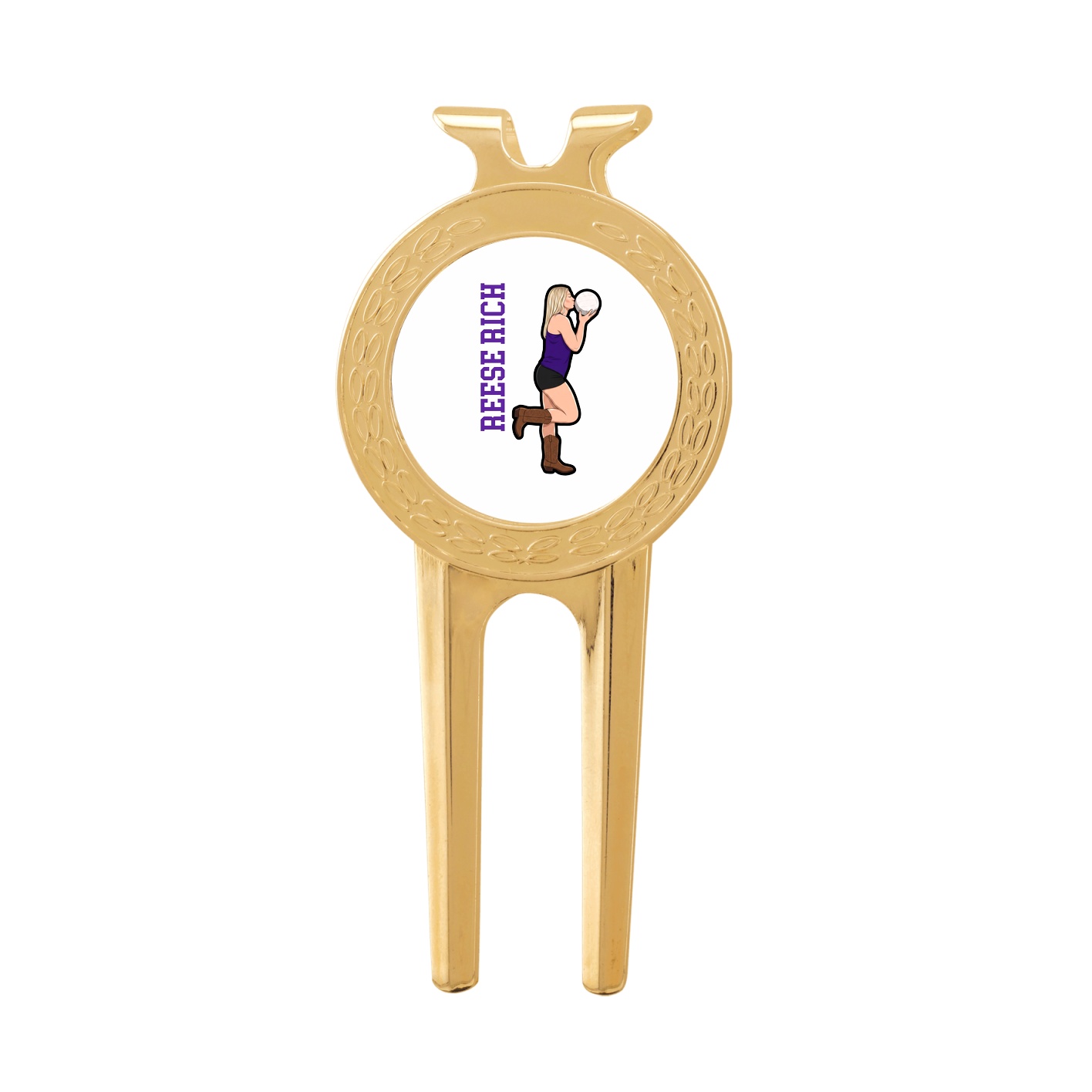 Divot Tool with Ball Marker — Name Vertical in Classic