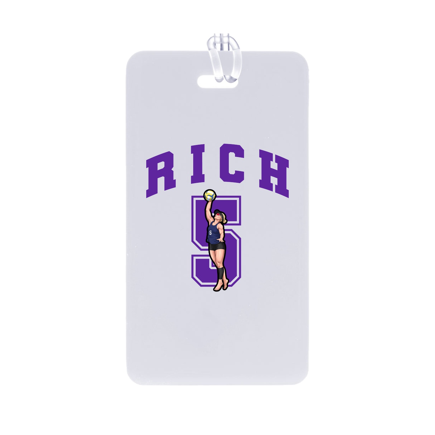 Bag Tag — Number in Classic