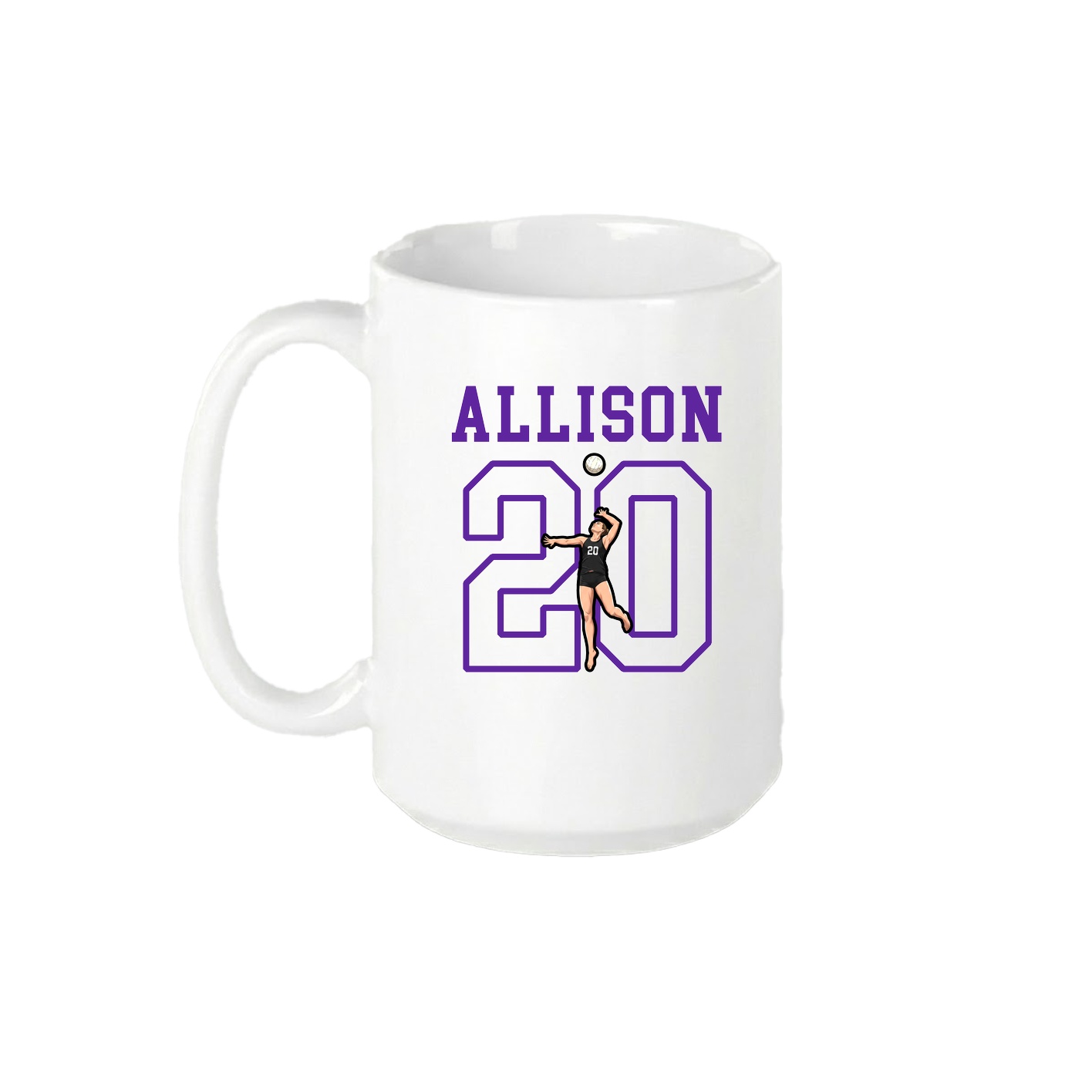 15oz Coffee Mug — Shirsey in White