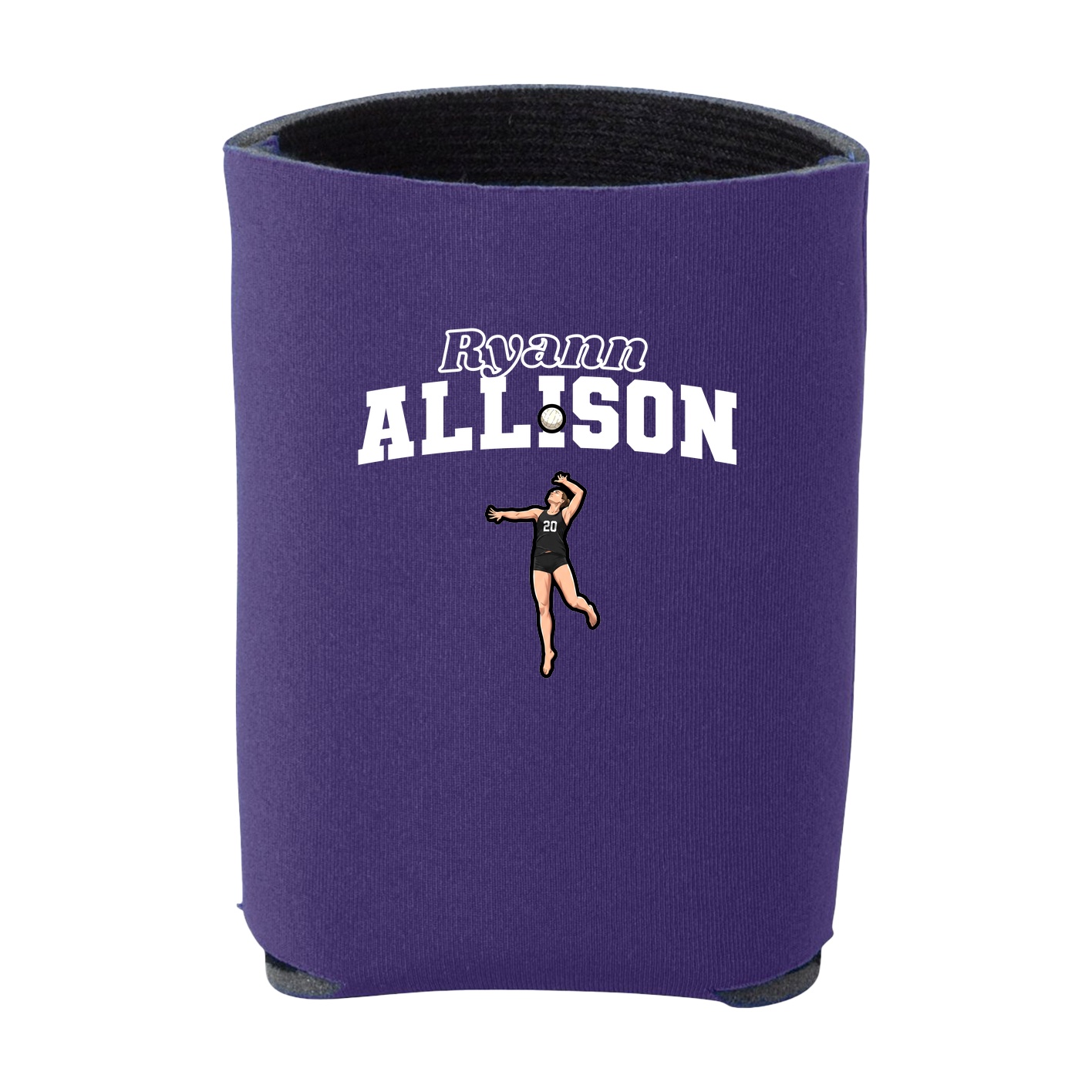 Can Holder — Name Arch in Purple