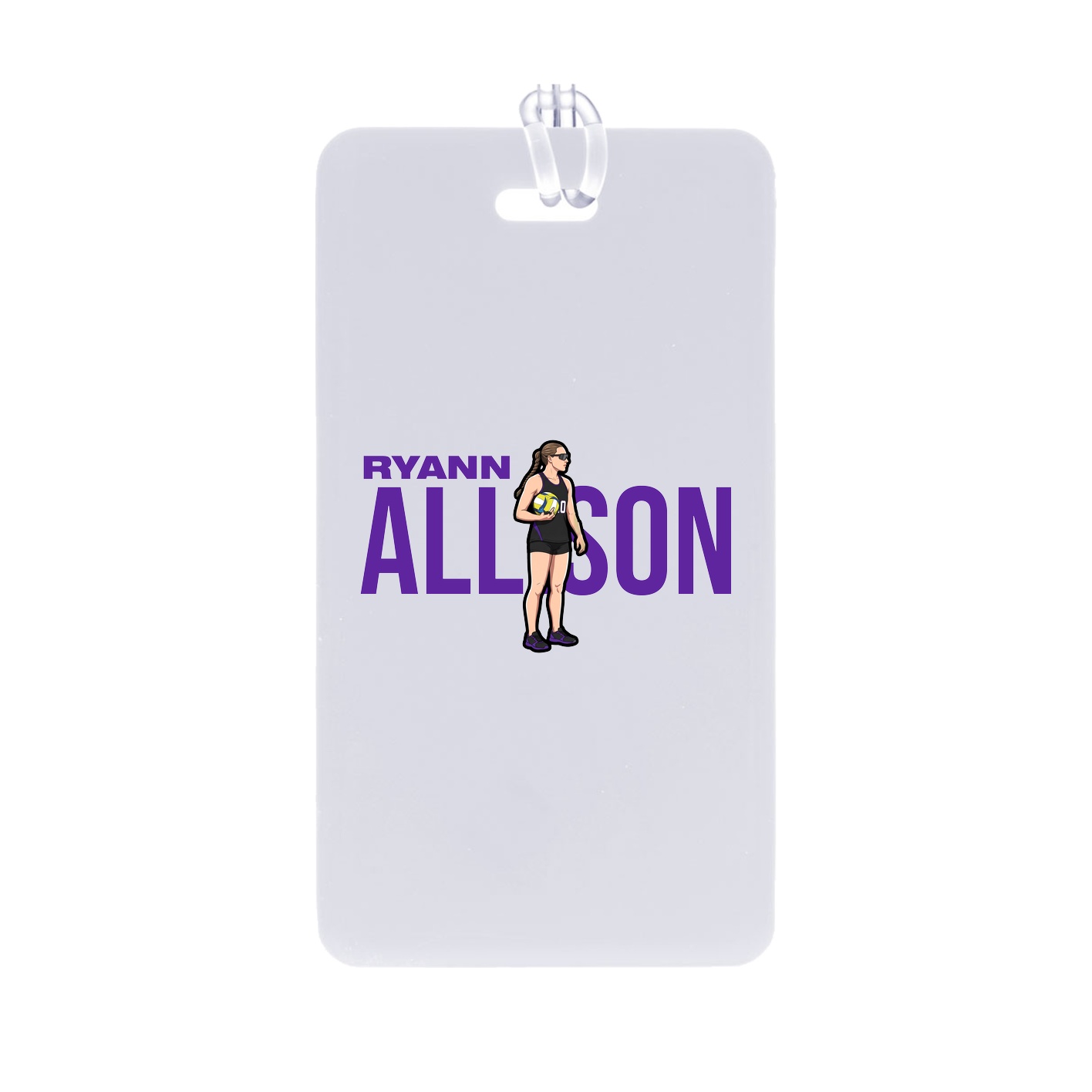 Bag Tag — Player Name in Classic