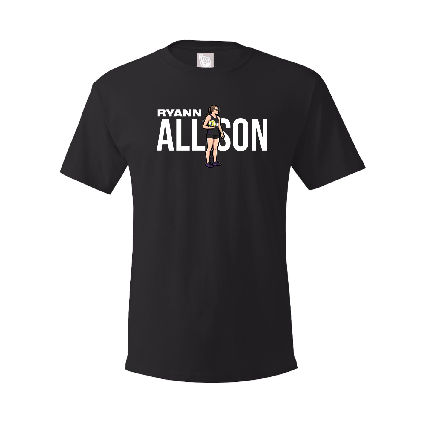 Tee — Player Name in Black