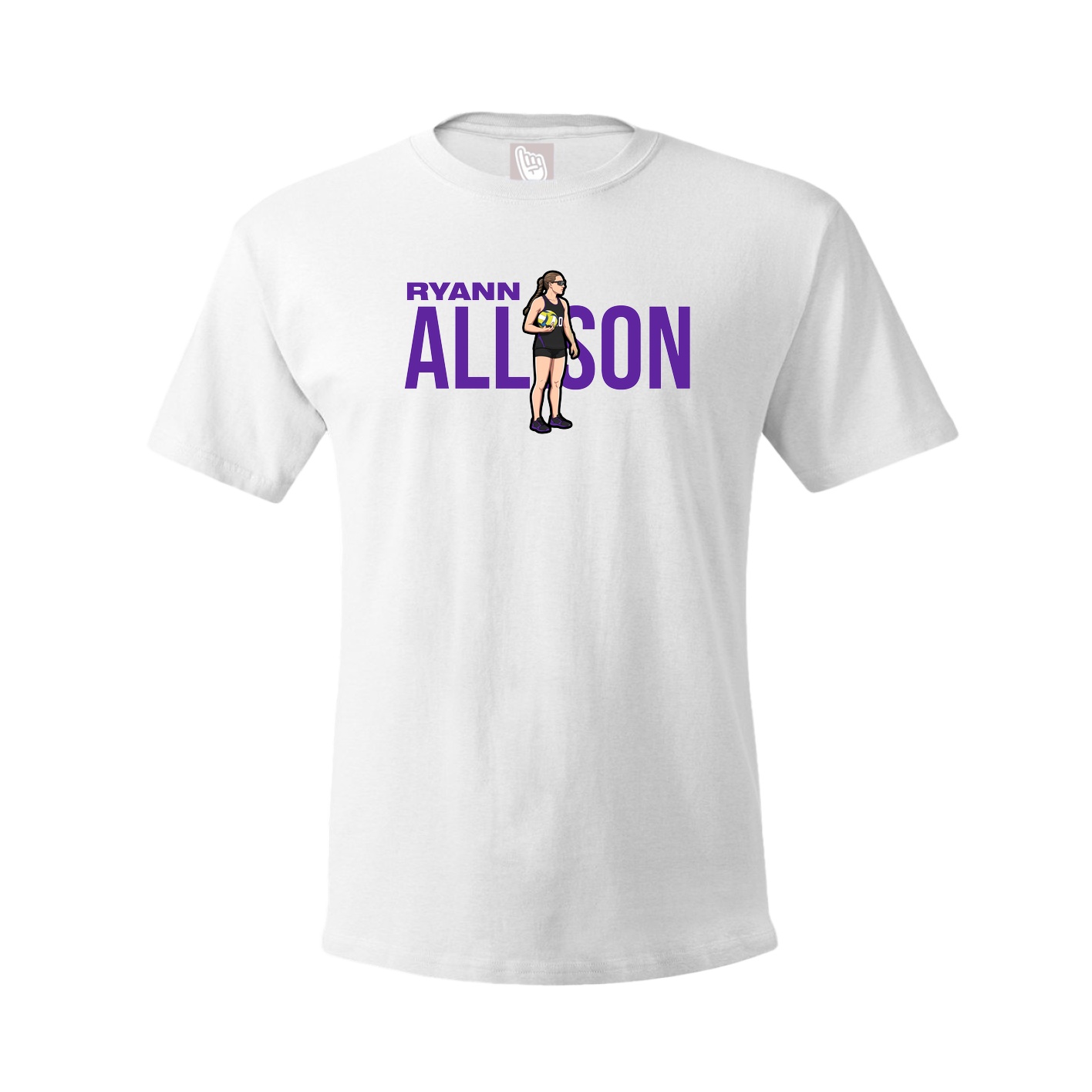 Tee — Player Name in White