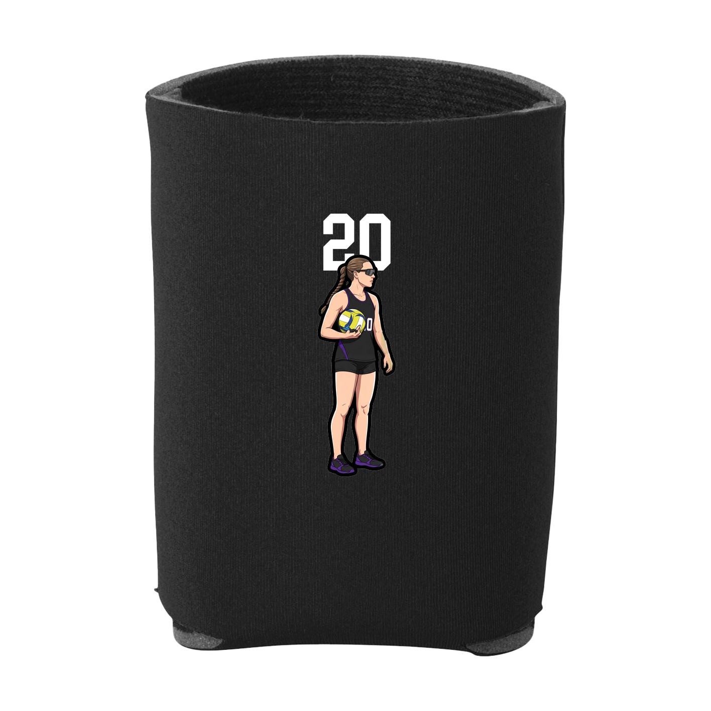 Can Holder — Number Top in Black