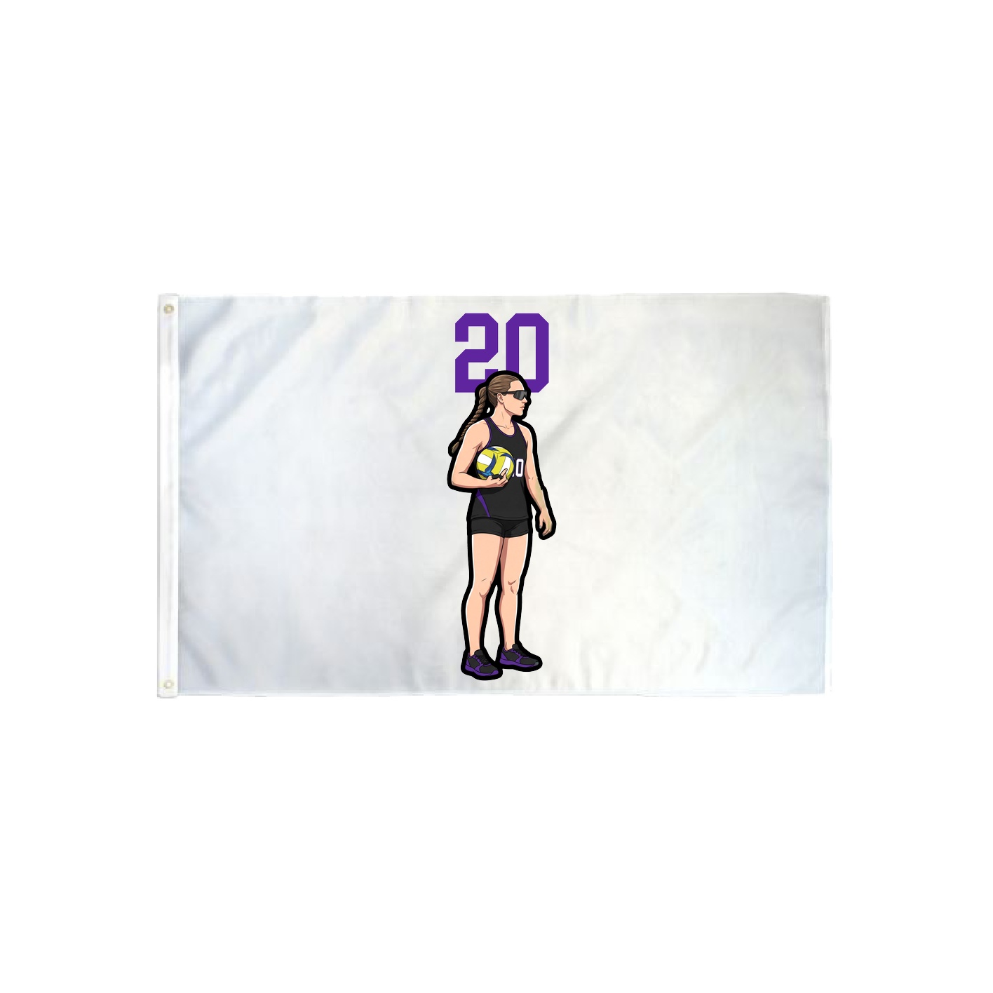 3x5 Flag — Number Top in Classic