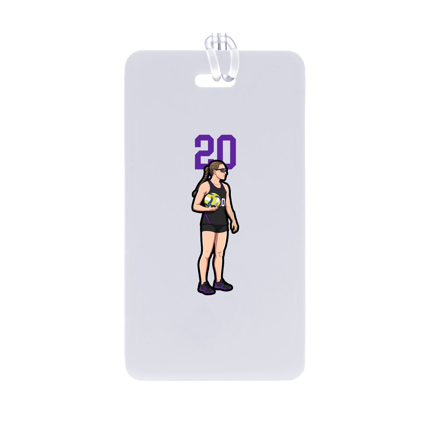 Bag Tag — Number Top in Classic