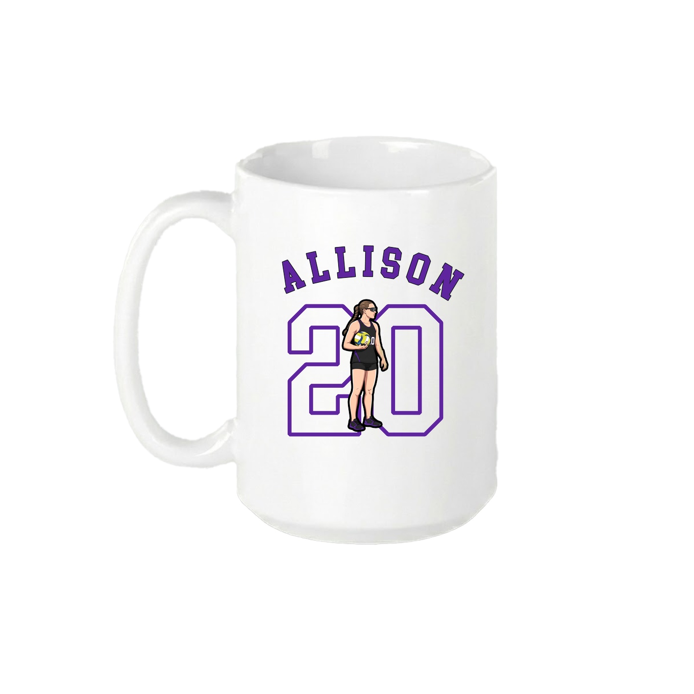 15oz Coffee Mug — Shirsey Arch in White