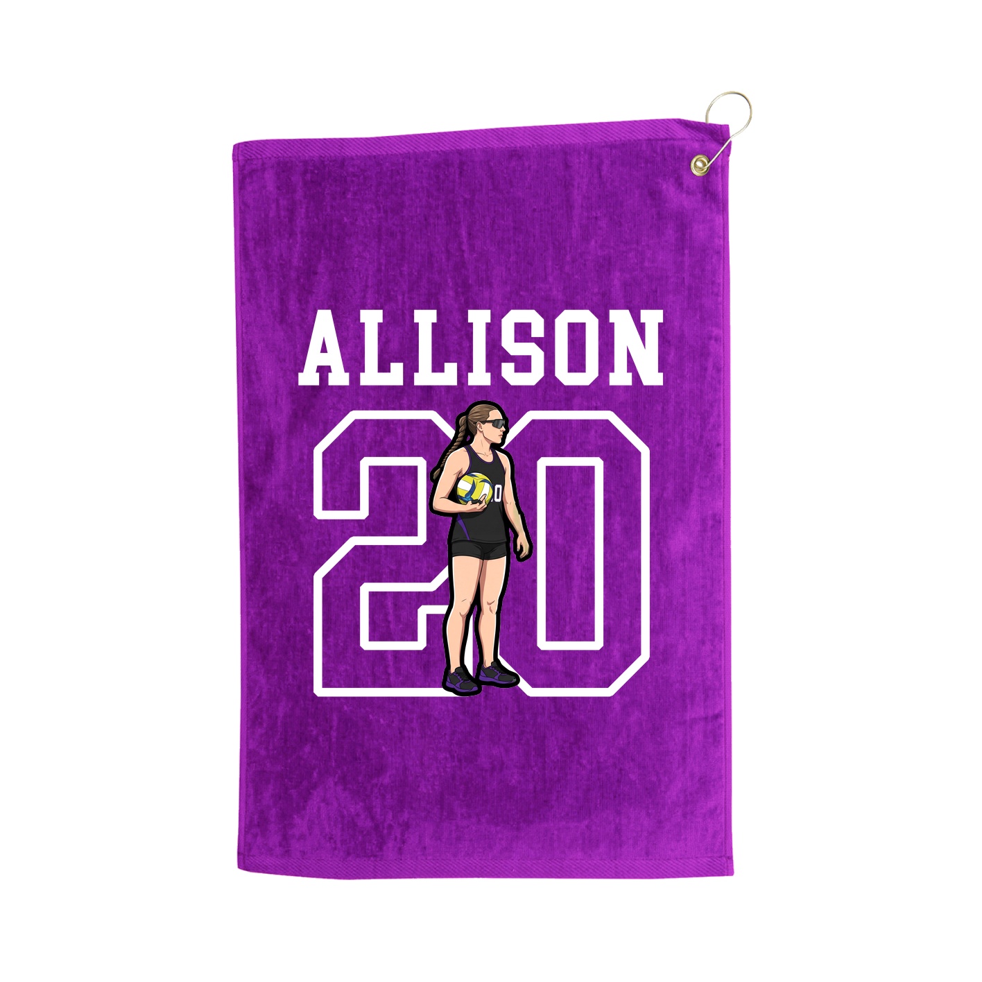 Golf Towel — Shirsey in Purple