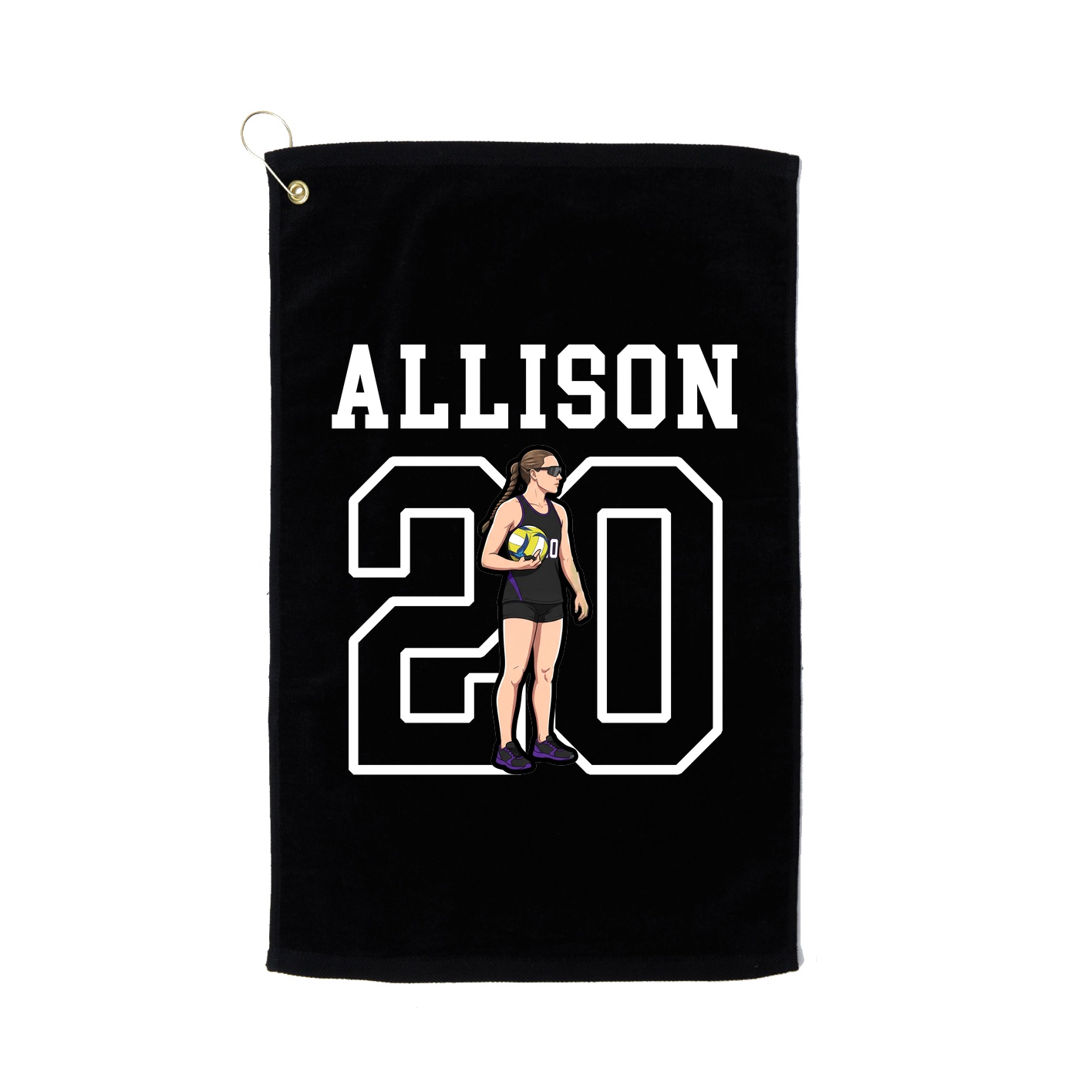Golf Towel — Shirsey in Black