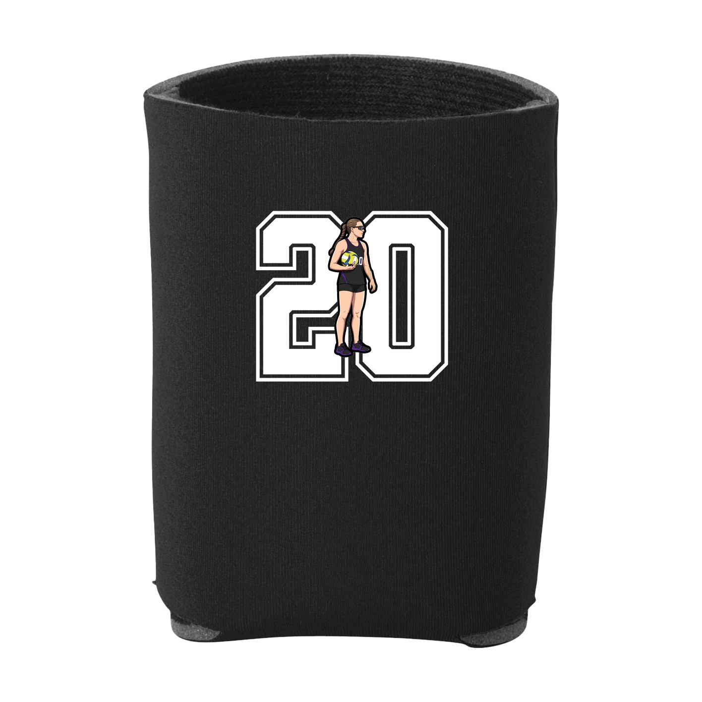 Can Holder — Number in Black