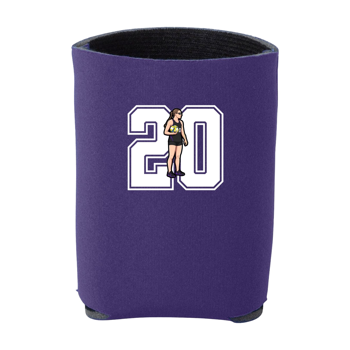Can Holder — Number in Purple