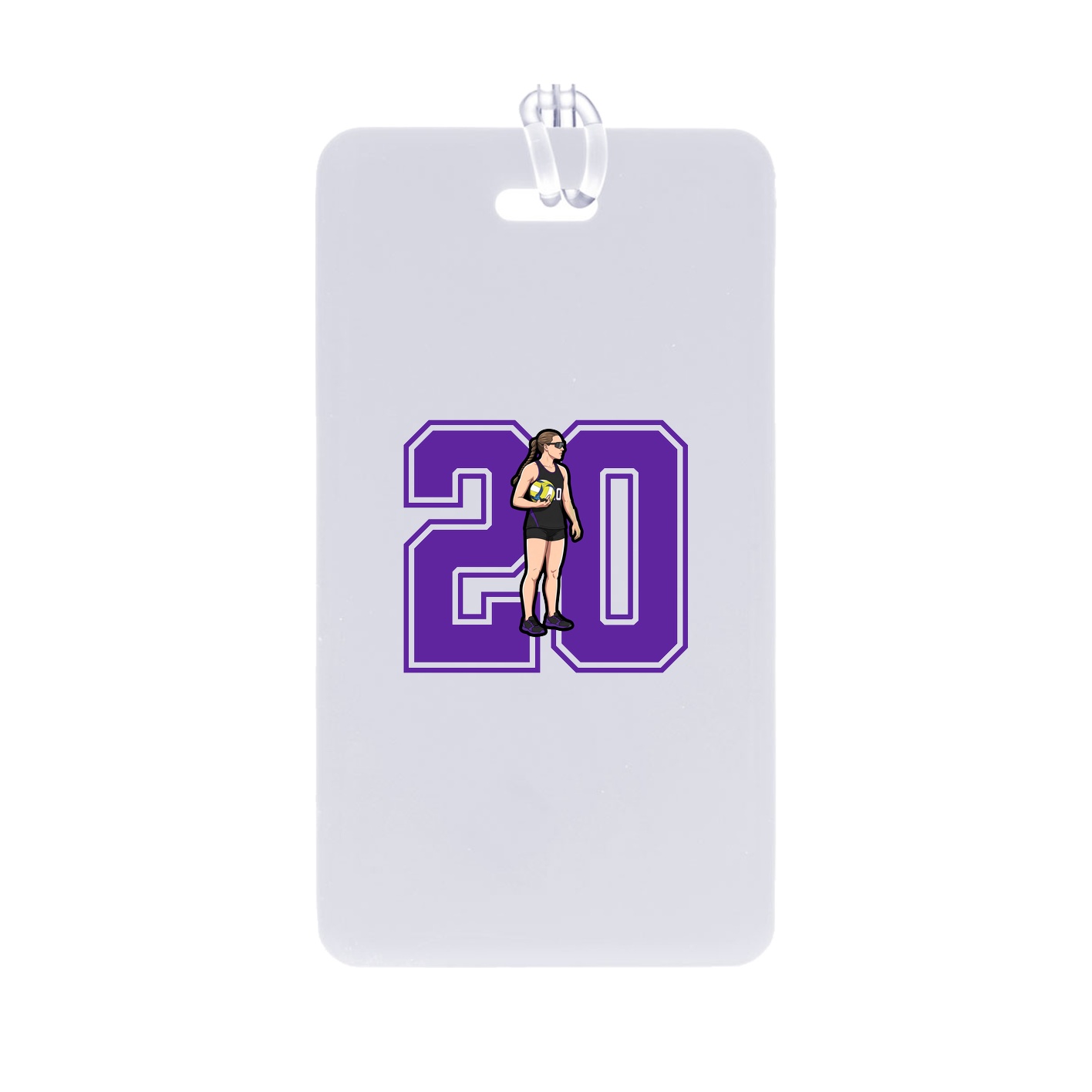 Bag Tag — Number in Classic
