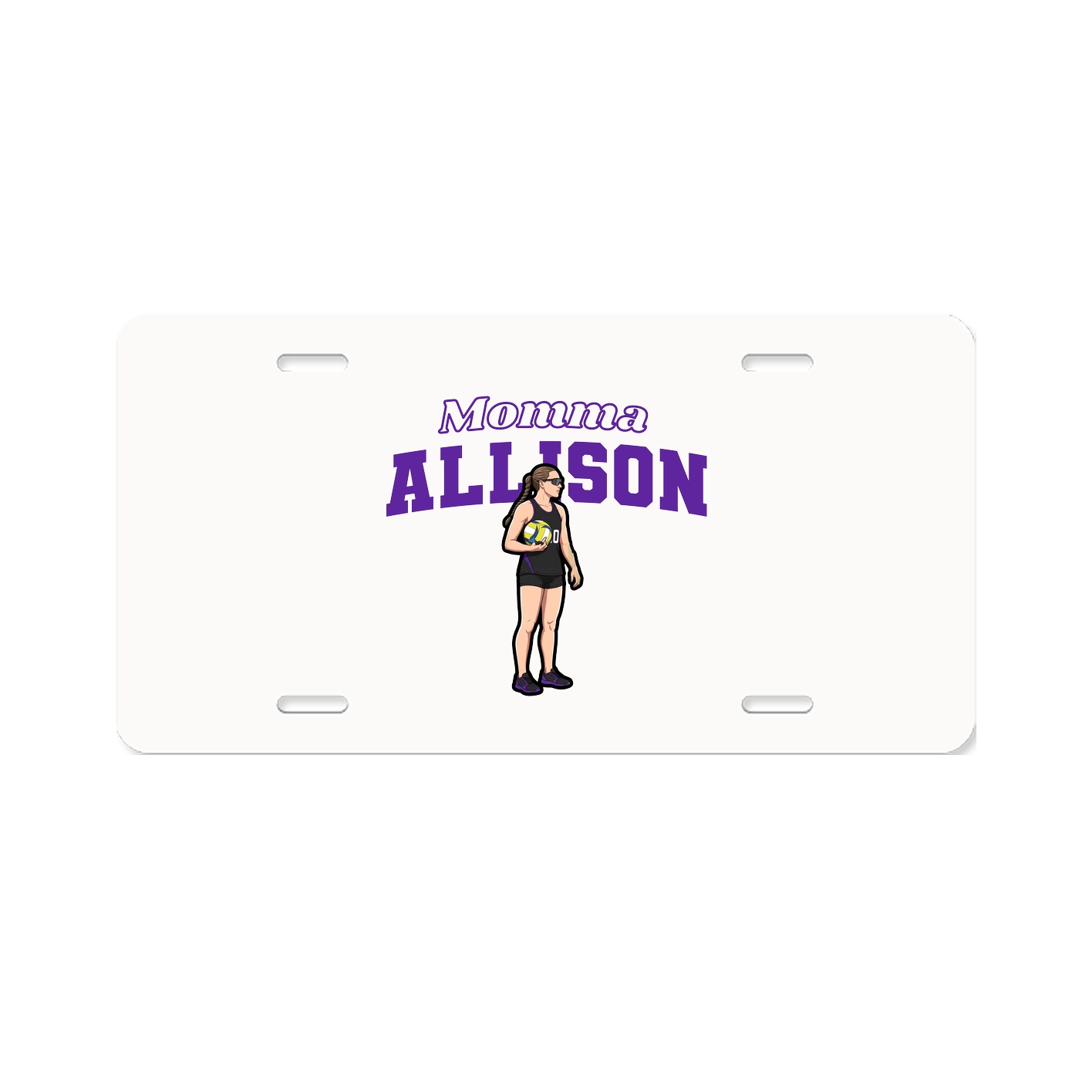 License Plate — Mothers Day Block in Classic