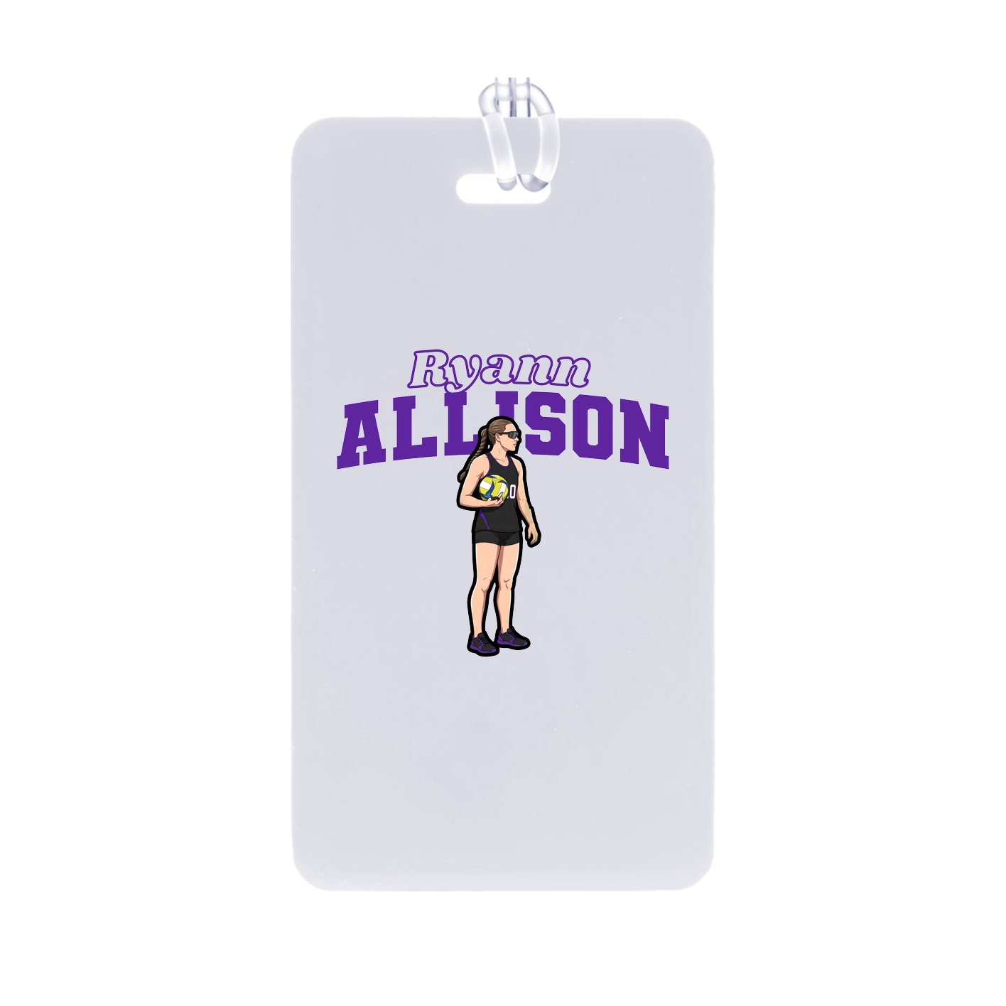 Bag Tag — Name Arch in Classic