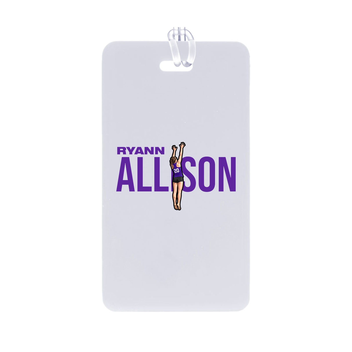 Bag Tag — Player Name in Classic