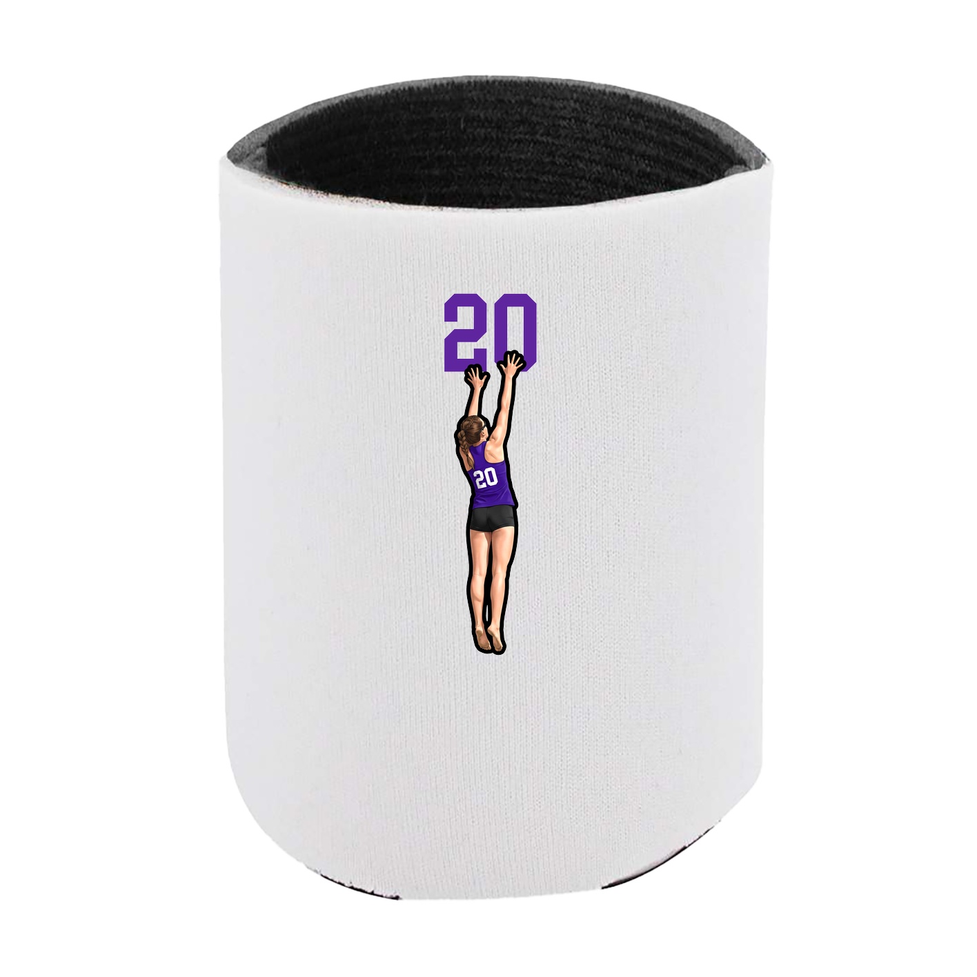Can Holder — Number Top in White