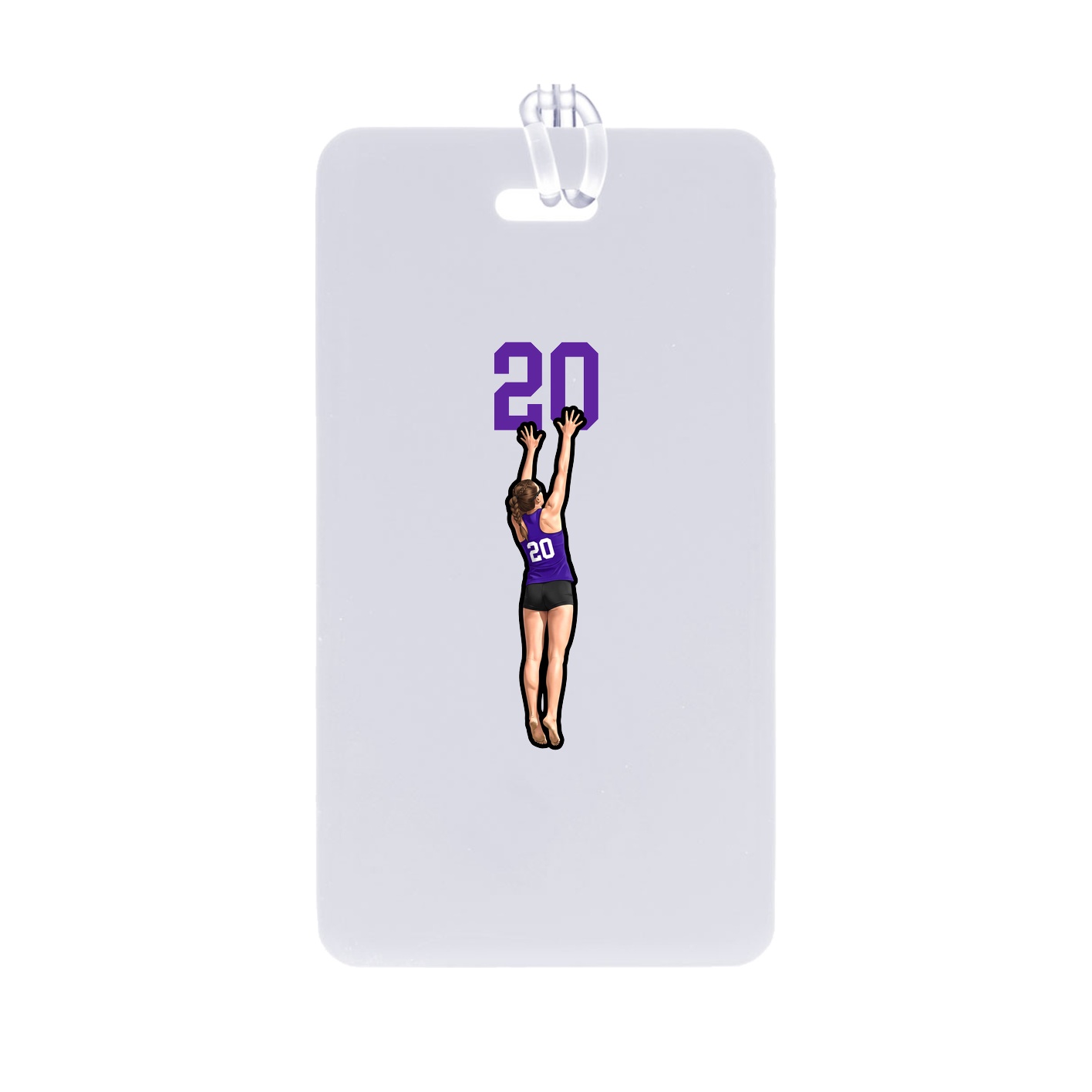 Bag Tag — Number Top in Classic