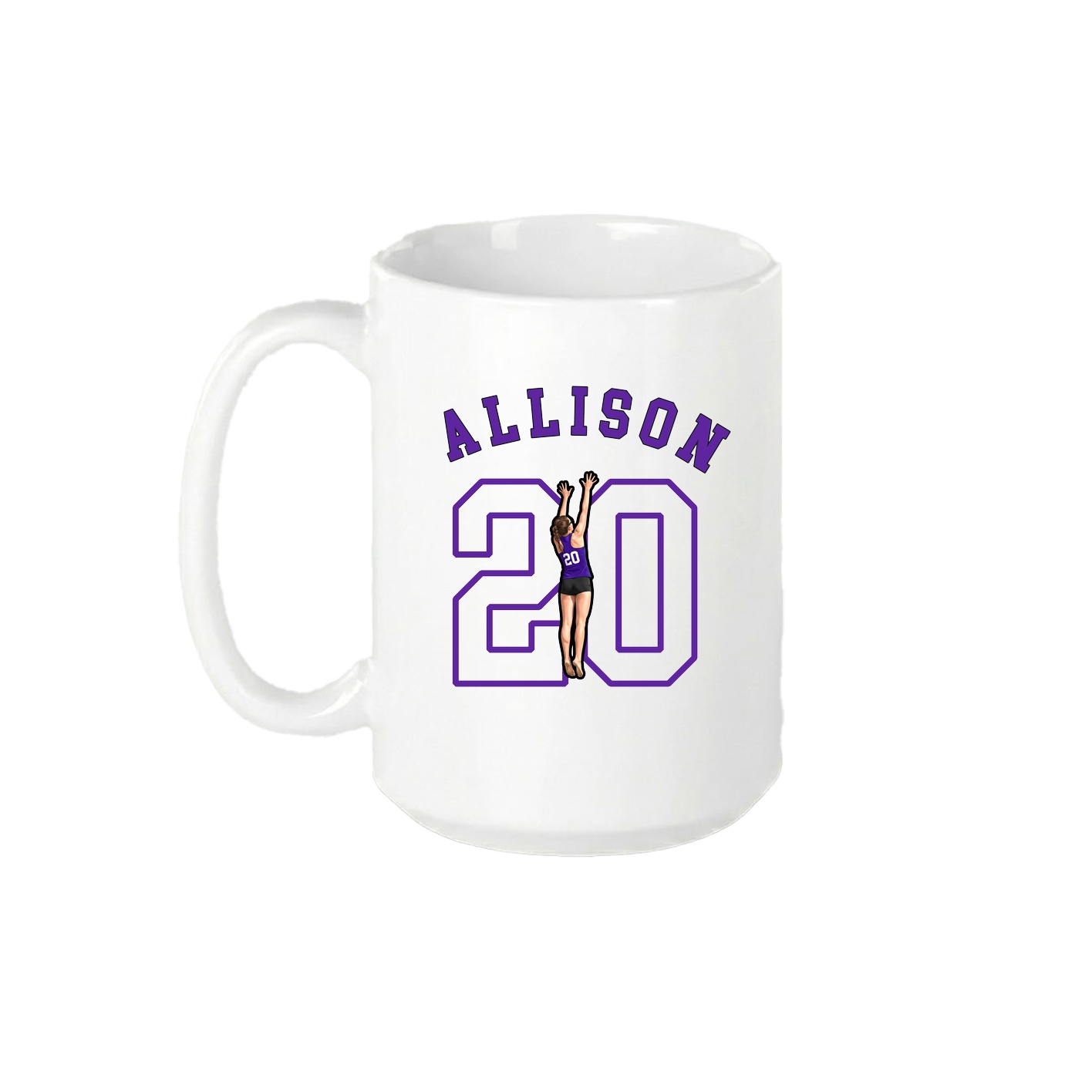 15oz Coffee Mug — Shirsey Arch in White