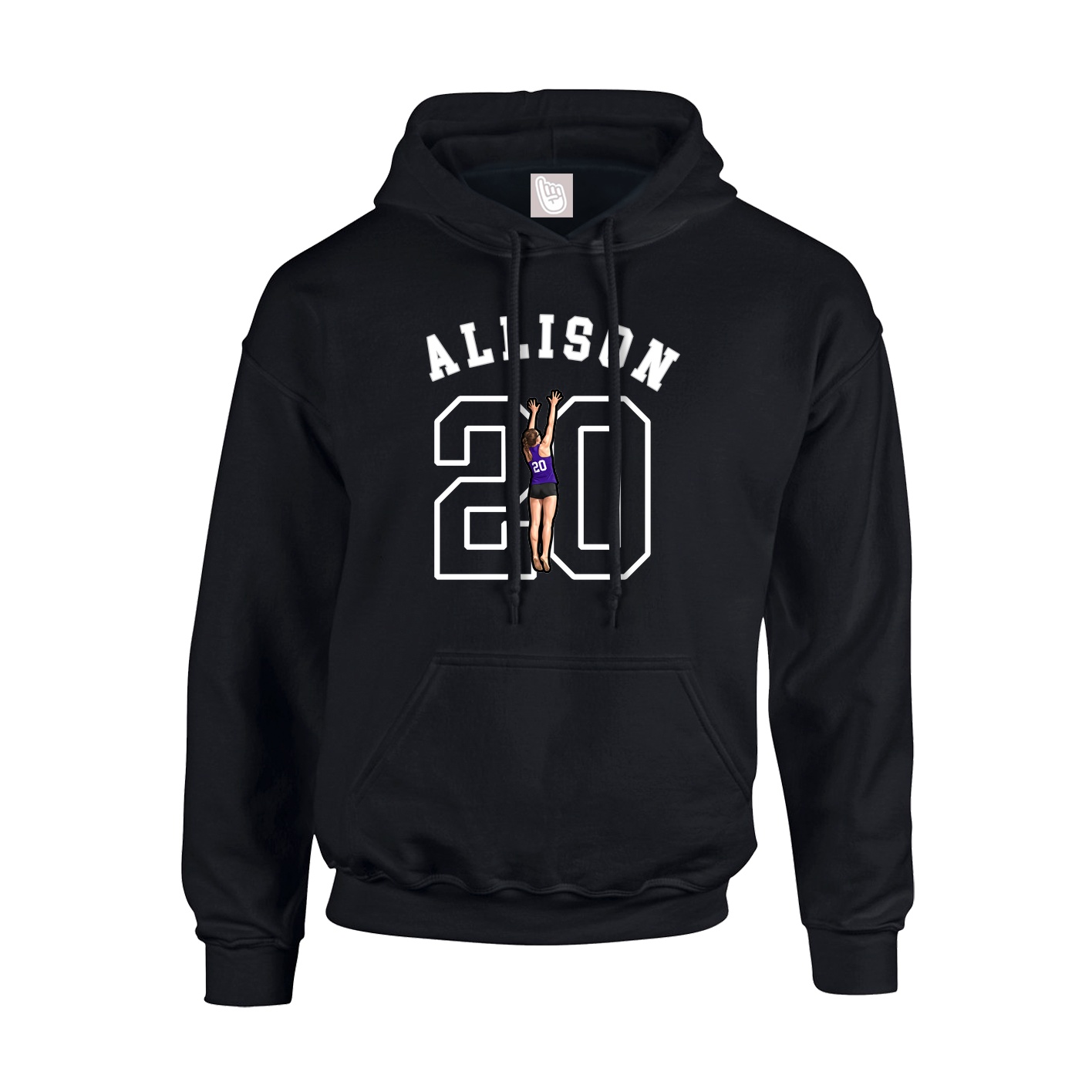 Hoodie — Shirsey Arch in Black