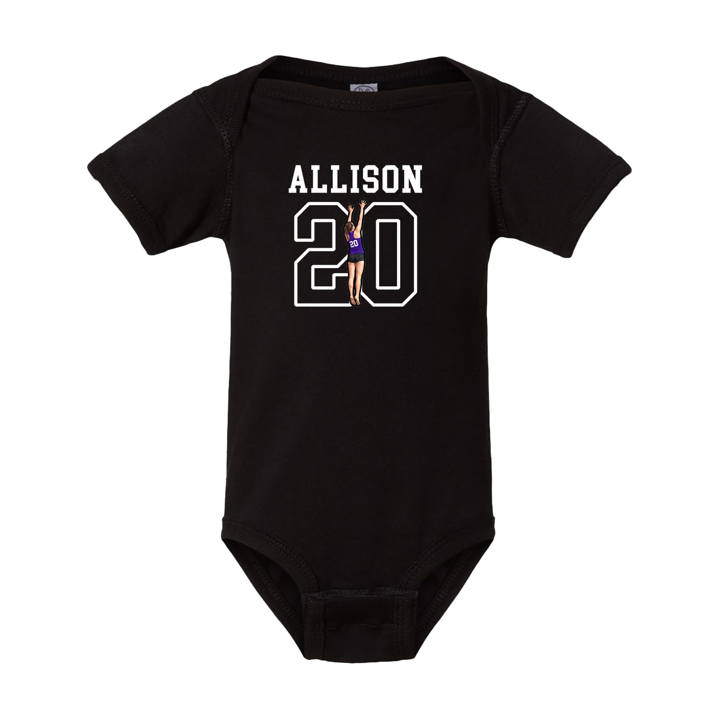 Baby Onesie — Shirsey in Black